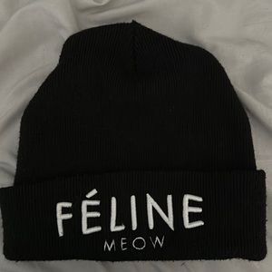 Black beanie